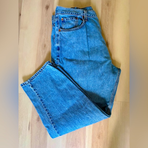 Levi's Other - Levi’s Mens 42x30 Jeans 550 Relaxed Fit Tapered Leg Light Wash Y2K 2007 Vintage